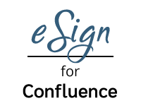 electronic signature app for Atlassian Confluence